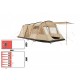 Палатка кемпинговая 6-ти местная Terbo Mir & Camping D6-34 Палатка кемпинговая 6-ти местная Terbo Mir & Camping D6-34 фото