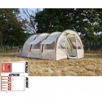 Палатка кемпинговая 5-ти местная Terbo Mir Camping H5-32