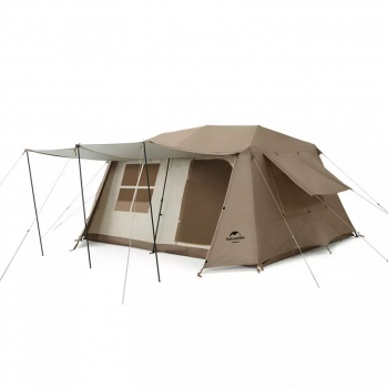 Палатка Naturehike Village 13 автоматическая 5-8-местная. коричневая