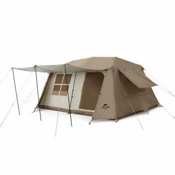 Палатка Naturehike Village 13 автоматическая 5-8-местная. коричневая