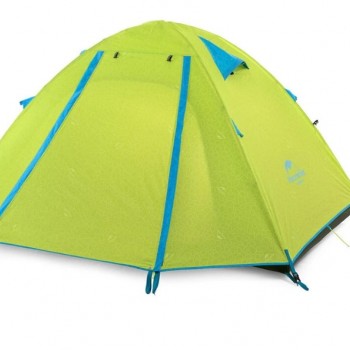 Палатка Naturehike P-Series 3-местная, алюминиевый каркас, желтая