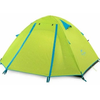 Палатка Naturehike P-Series 2-местная, алюминиевый каркас, салатовая