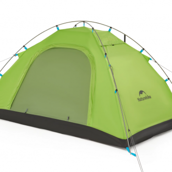 Палатка Naturehike P-Series NEW 2-местная, алюминиевый каркас, зеленая