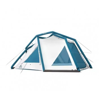 Палатка Naturehike Lingfeng Air 7.3 2-местная, быстросборная, надувной каркас, бело-голубая