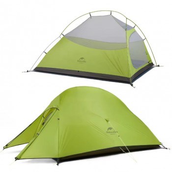 Палатка Naturehike Cloud Up 2-местная, алюминиевый каркас, зеленая