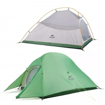 Палатка Naturehike Cloud Up 2-местная, алюминиевый каркас, зеленая