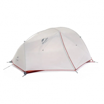 Палатка Naturehike Star-River Si 2-местная, алюминиевый каркас, сверхлегкая, серо-красная