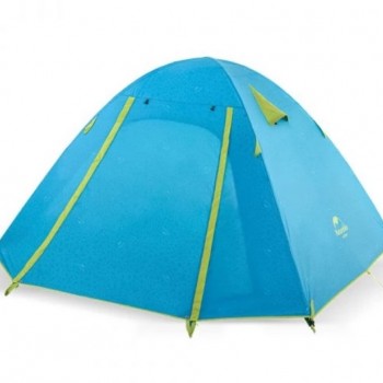 Палатка Naturehike P-Series 3-местная, алюминиевый каркас, голубая