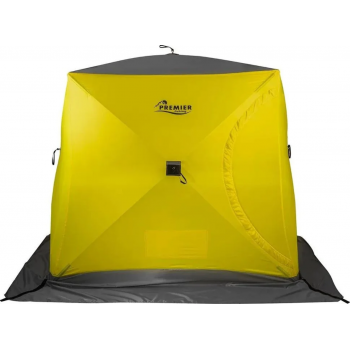 Палатка зимняя PREMIER Куб-3 желтый/серый