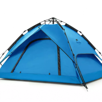 Палатка Naturehike 3-местная, быстросборная, синяя