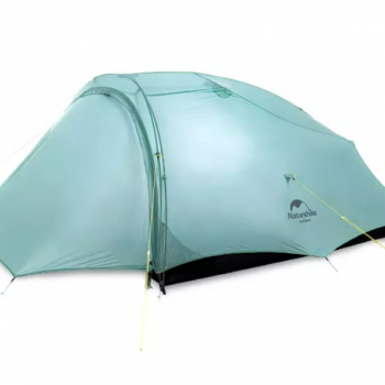 Палатка Naturehike Outdoor 2-местная, алюминиевый каркас, сверхлегкая, голубой (уценка)