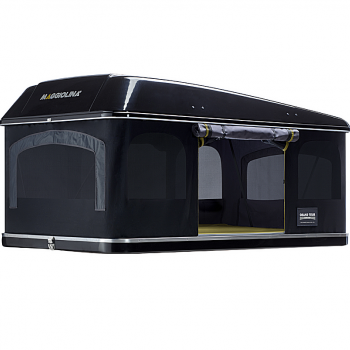 Палатка на крышу автомобиля AUTOHOME MAGGIOLINA GRAND TOUR SMALL 360 BLACK STORM, чёрный тент