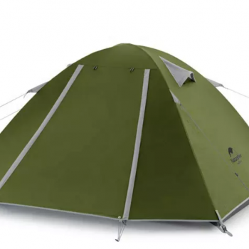 Палатка Naturehike P-Series 4-местная, алюминиевый каркас, зеленая
