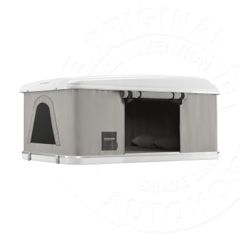 Палатка на крышу автомобиля AUTOHOME MAGGIOLINA AIRLANDER PLUS SMALL, серый тент, лестница 215 мм