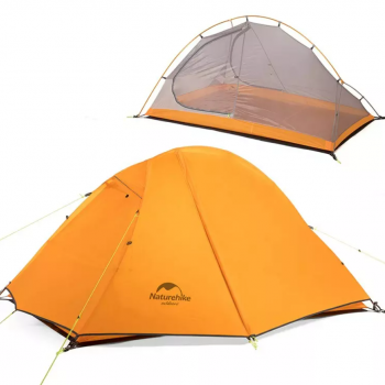 Палатка Naturehike Cycling (Spider) Si 1-местная, алюминиевый каркас, сверхлегкая, оранжевая