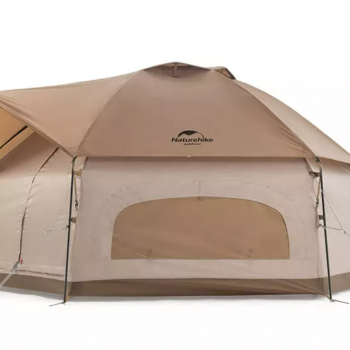 Палатка Naturehike Hexagon шестиугольная 4-местная, алюминиевый каркас, песочный