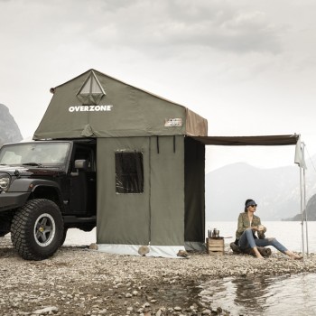 Тамбур к палатке AUTOHOME OVERZONE SMALL STANDARD, тент зеленый, высота 220 см