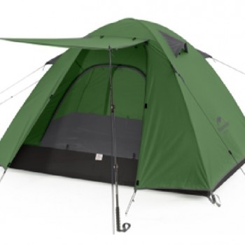 Палатка Naturehike P-Series 2-местная, алюминиевый каркас, зеленая