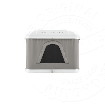 Палатка на крышу автомобиля AUTOHOME MAGGIOLINA AIRLANDER PLUS MEDIUM, серый тент, лестница 215 мм