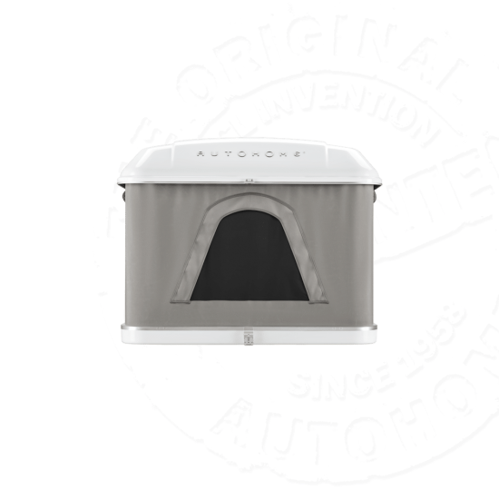 Палатка на крышу автомобиля AUTOHOME MAGGIOLINA AIRLANDER PLUS MEDIUM, серый тент, лестница 215 мм