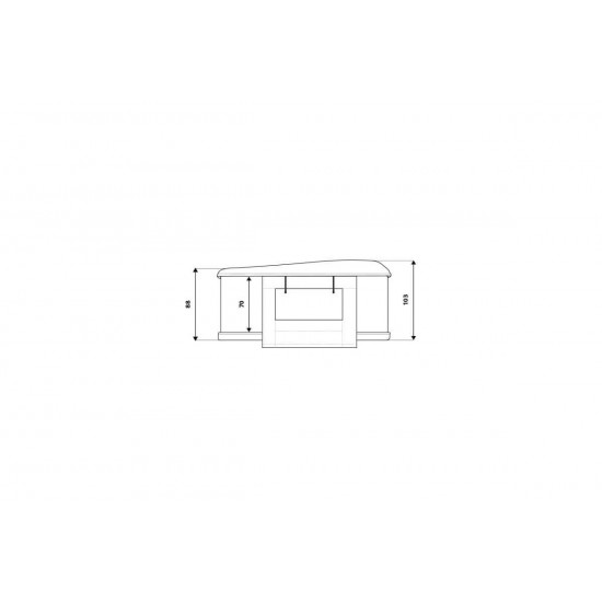 Палатка на крышу автомобиля AUTOHOME MAGGIOLINA CARBON FIBER SMALL, тент серый, лестница 215 мм