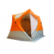 Палатка зимняя (220*220*215) оранжевая с серым