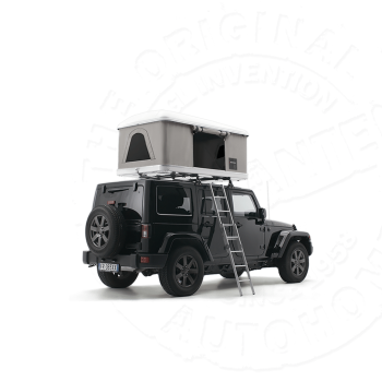 Палатка на крышу автомобиля AUTOHOME MAGGIOLINA AIRLANDER PLUS LARGE, серый тент, лестница 215 мм