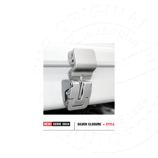 Палатка на крышу автомобиля AUTOHOME MAGGIOLINA AIRLANDER PLUS LARGE, серый тент, лестница 215 мм