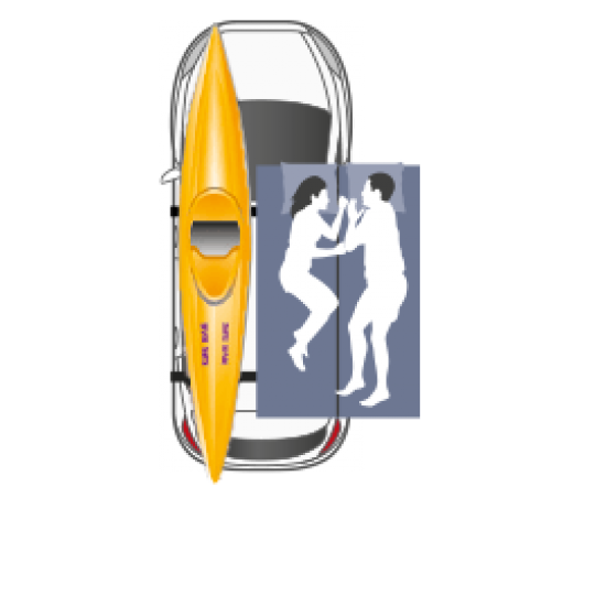 Палатка на крышу автомобиля AUTOHOME OVERCAMP SMALL, тент карбон, лестница 215 мм