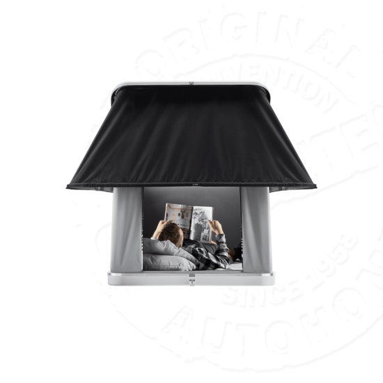 Палатка на крышу автомобиля AUTOHOME COLUMBUS VARIANT X-LARGE, тент серый, лестница 215 мм