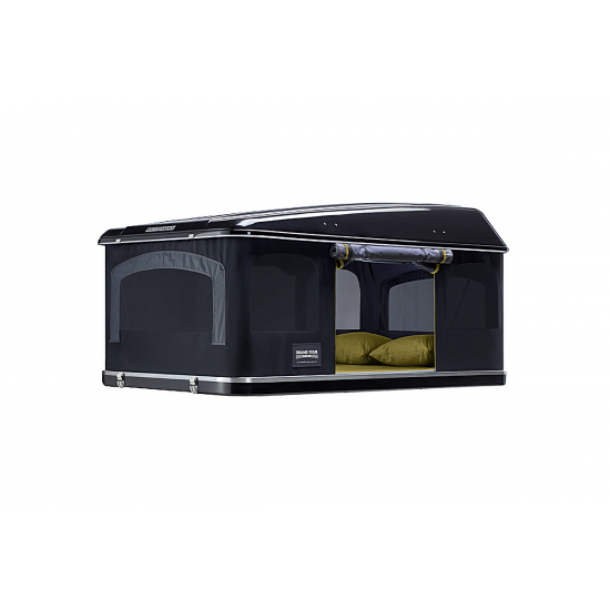 Палатка на крышу автомобиля AUTOHOME MAGGIOLINA GRAND TOUR SMALL 360 BLACK STORM, чёрный тент