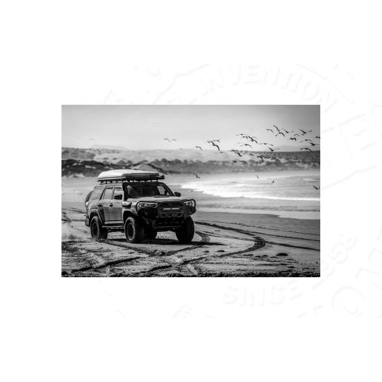 Палатка на крышу автомобиля AUTOHOME MAGGIOLINA AIRLANDER PLUS SMALL, серый тент, лестница 215 мм