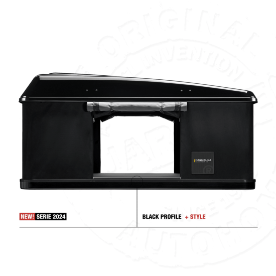 Палатка на крышу автомобиля AUTOHOME MAGGIOLINA GRAND TOUR LARGE 360 BLACK STORM, чёрный тент