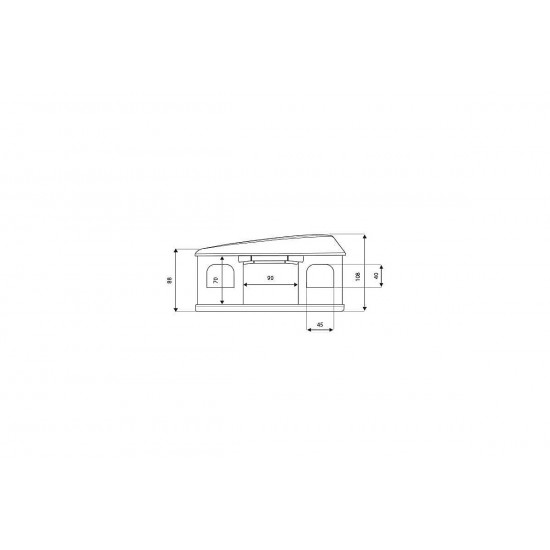 Палатка на крышу автомобиля AUTOHOME MAGGIOLINA GRAND TOUR LARGE 360 BLACK STORM, чёрный тент