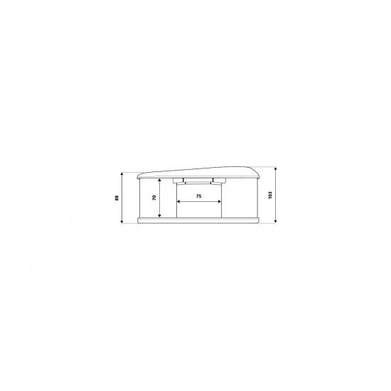 Палатка на крышу автомобиля AUTOHOME MAGGIOLINA AIRLANDER PLUS SMALL, серый тент, лестница 215 мм