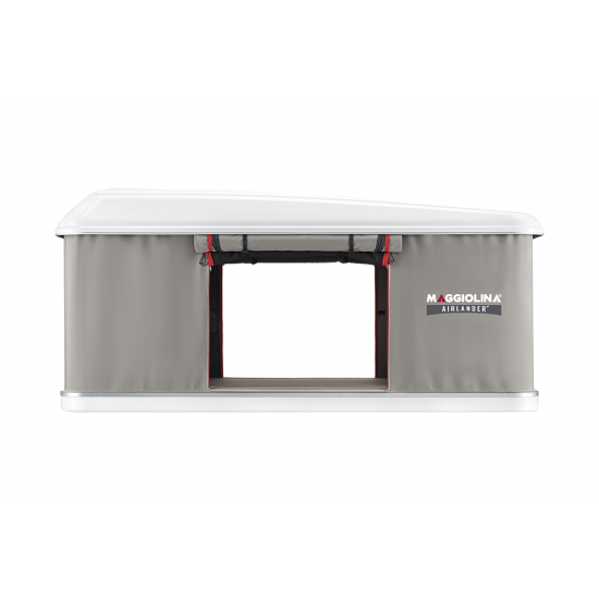 Палатка на крышу автомобиля AUTOHOME MAGGIOLINA AIRLANDER PLUS SMALL, серый тент, лестница 215 мм