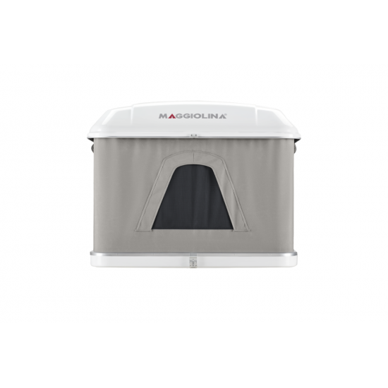 Палатка на крышу автомобиля AUTOHOME MAGGIOLINA AIRLANDER PLUS SMALL, серый тент, лестница 215 мм