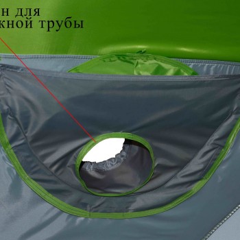 Клапан под вытяжную трубу теплообменника для палаток серии ЛОТОС Куб