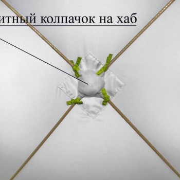 Колпачок на хаб для палаток КУБ (комплект 5 шт)