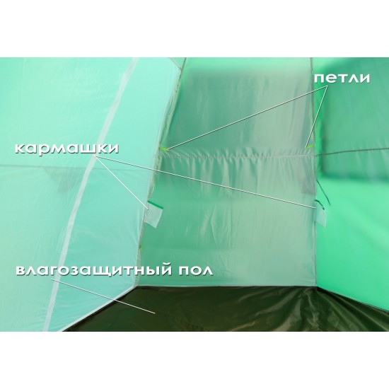 Внутренний тент-капсула Лотос 5 (летний) Внутренний тент-капсула Лотос 5 (летний) foto
