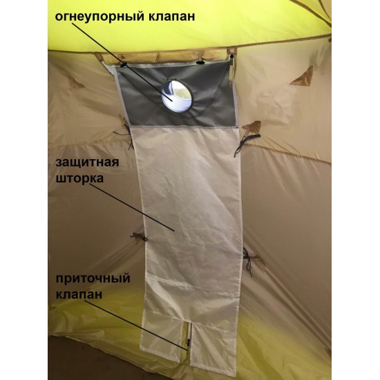 Внутренний тент легкий зимний ЛОТОС Куб Внутренний тент легкий зимний ЛОТОС Куб фотография