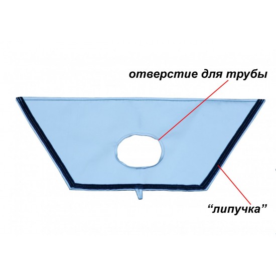 Фартук огнеупорный (для влагозащитного колпака) Фартук огнеупорный (для влагозащитного колпака) картинка
