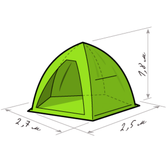 Зимняя палатка Лотос 3 Универсал Т фотография