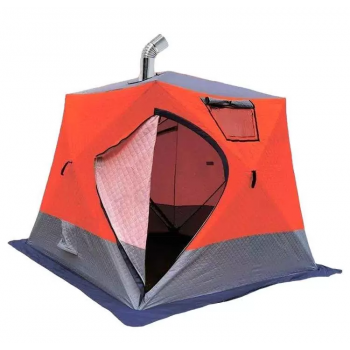 Трехслойная палатка-куб для зимней рыбалки Mircamping 2017