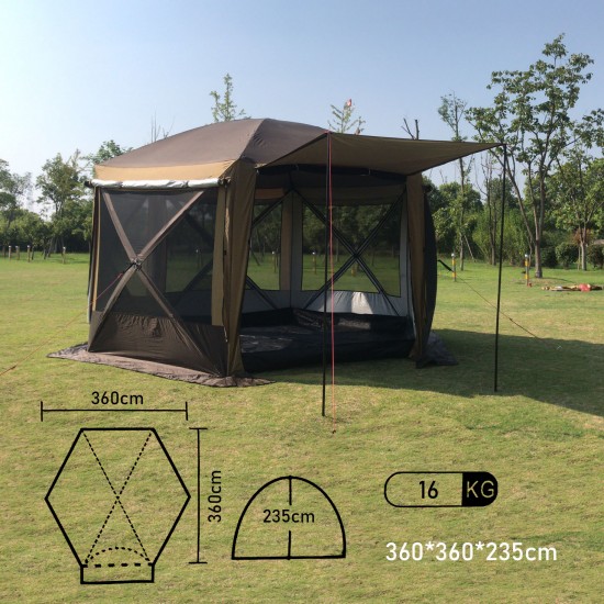 Шестиугольный шатер с полом 3,6*3,6 м. Mircamping 2905 Шестиугольный шатер с полом 3,6*3,6 м. Mircamping 2905