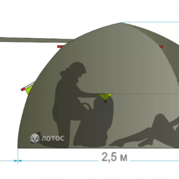 Летняя 3 местная автоматическая палатка Лотос 3 Саммер