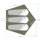 Летняя 3 местная автоматическая палатка Лотос 3 Саммер фото