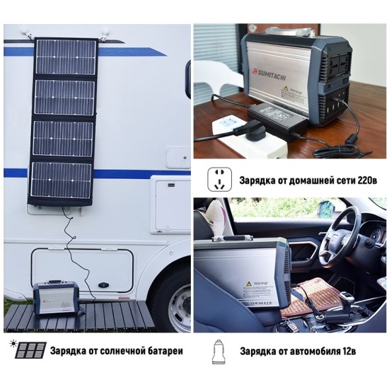 Солнечная складная панель SUMITACHI 96 W (Вт) Солнечная складная панель SUMITACHI 96 W (Вт) фото