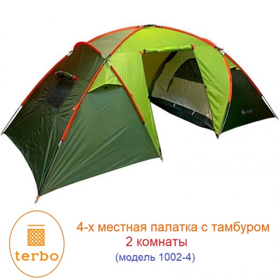 Палатка 4-местная Mir Camping ART 1002-4 Палатка 4-местная MirCamping ART1002-4 картинка