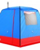 Трехслойная палатка-куб для зимней рыбалки, мобильная баня Turbo Banya 1